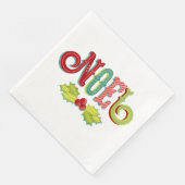Serviette En Papier Noel Noël coloré (Coin)