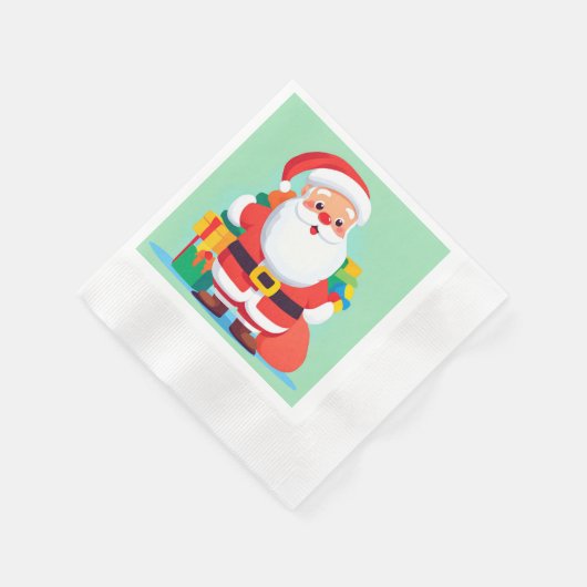 Serviette En Papier Noël Noël Noël Noël Fête Papier Napkin (Coin)