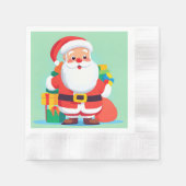 Serviette En Papier Noël Noël Noël Noël Fête Papier Napkin (Devant)