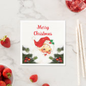 Serviette En Papier Noël Noël Noël Noël Noël Fête (En situation)
