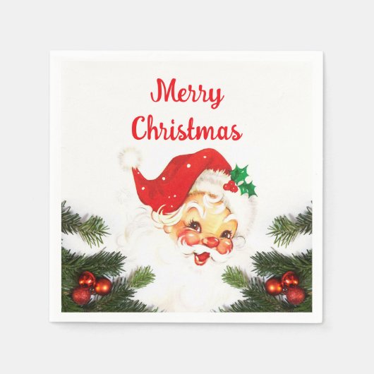 Serviette En Papier Noël Noël Noël Noël Noël Fête (Devant)