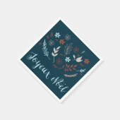 Serviette En Papier Noël Noël vacances (Coin)