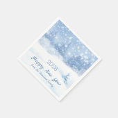 Serviette En Papier Noël, Nouvel An (Coin)