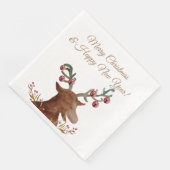 Serviette En Papier Noël, Nouvel An Papier Napkin (Coin)