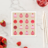 Serviette En Papier Noël Ornements vintages (En situation)