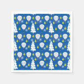 Serviette En Papier 🎾 Noël 🎄 Padel Smashing (Devant)