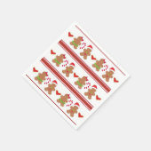 Serviette En Papier Noël pain d'épice biscuit fêtes papier serviettes (Coin)