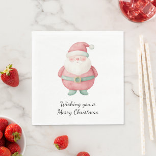 Serviette En Papier Noël Père Noël