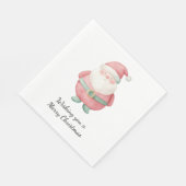 Serviette En Papier Noël Père Noël (Coin)