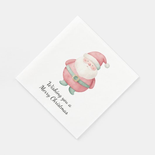 Serviette En Papier Noël Père Noël (Coin)