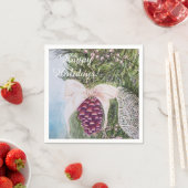 Serviette En Papier Noël Pine Cone et Bow Party (En situation)