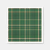 Serviette En Papier Noël Plaid 04-PAPIER PARTY NAPKINS (Devant)