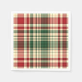 Serviette En Papier Noël Plaid 06-PAPIER PARTY NAPKINS (Devant)