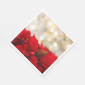 Serviette En Papier Noël Poinsettia (Coin)