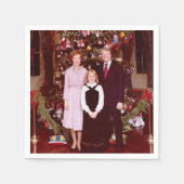 Serviette En Papier Noël Président James Jimmy Carter Maison Blanche (Devant)