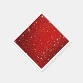 Serviette En Papier Noël Red Twinkle (Coin)