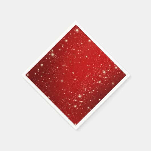 Serviette En Papier Noël Red Twinkle (Coin)