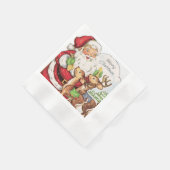 Serviette En Papier Noël rétro Noël Père Noël reiner Holiday (Coin)