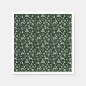 Serviette En Papier Noël scandinave (Devant)