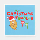 Serviette En Papier Noël Tamales (Devant)