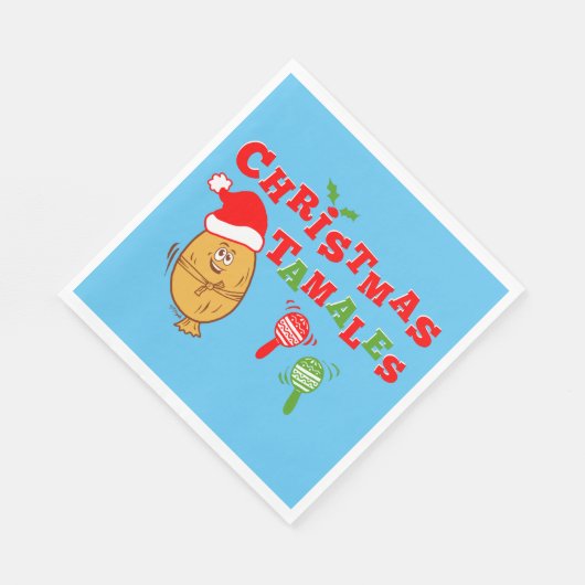 Serviette En Papier Noël Tamales (Coin)