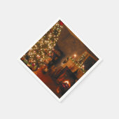 Serviette En Papier Noël traditionnel (Coin)