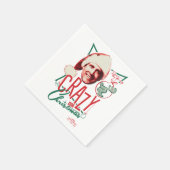 Serviette En Papier Noël Vacances Fou À propos de Noël (Coin)