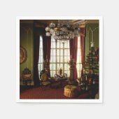 Serviette En Papier Noël victorien - Napkins (Devant)