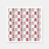 Serviette En Papier Noël Village Vacances Papier Motif Napkin (Devant)