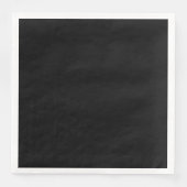 Serviette En Papier Noir (Devant)
