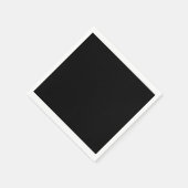 Serviette En Papier Noir, tout simplement élégant (Coin)