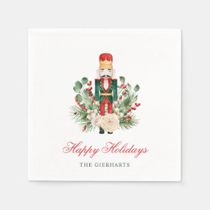 Serviette En Papier Noisette de Noël Joyeux jours fériés Papier