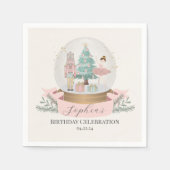 Serviette En Papier noisette rose noël fête d'anniversaire vaisselle (Devant)