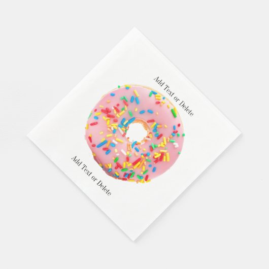 Serviette En Papier Noisettes - beignes (Coin)