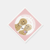 Serviette En Papier Noix sur l'autre partie Wedding shower amusant (Coin)