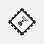 Serviette En Papier Nom Age ou Jersey Numéro Hockey Sport (Coin)