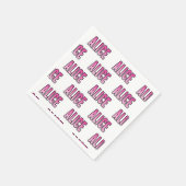 Serviette En Papier Nom Alice (Coin)