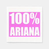 Serviette En Papier Nom Ariana 100 % (Devant)