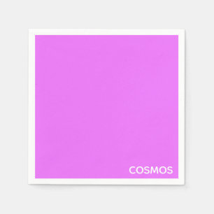 Serviette En Papier Nom de couleur pourpre cosmos