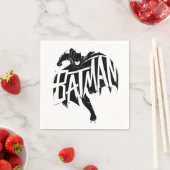 Serviette En Papier Nom de la brosse d'encre Batman (En situation)