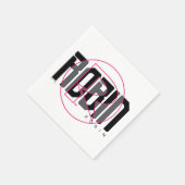 Serviette En Papier Nom graphique Robin Hi-Tech (Coin)