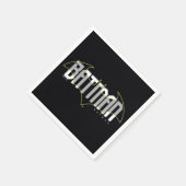 Serviette En Papier Nom Hi-Tech Graphique de Batman (Coin)