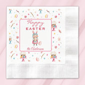 Serviette En Papier Nom, Joli Cocktail Pâques Coin