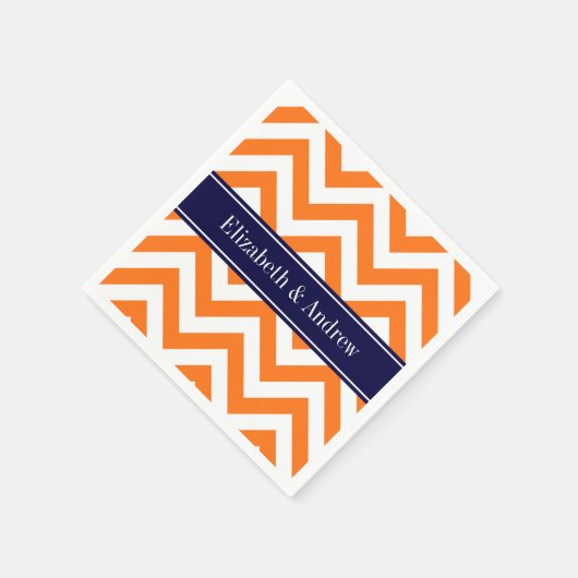 Serviette En Papier Nom Monogram (Coin)