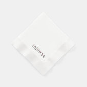 Serviette En Papier Nom Patricia (Coin)