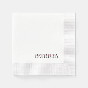 Serviette En Papier Nom Patricia