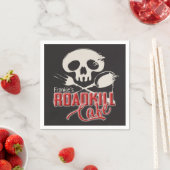 Serviette En Papier Nom personnalisé Cheeky Roadkill Café Party (En situation)