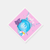 Serviette En Papier Nom Splash and Age Leopad Swimsuit Papier Napkin (Coin)