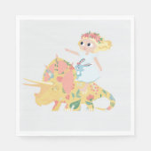 Serviette En Papier Nomi & Brave Ride Triceratops (Devant)