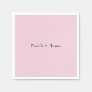 Serviette En Papier Noms de couple classiques professionnels uniques